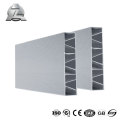 placas de plataforma de alumínio expulsas do metal de prata expulsas